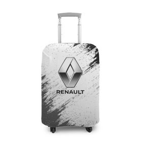 Чехол для чемодана 3D с принтом Renault в Екатеринбурге, 86% полиэфир, 14% спандекс | двустороннее нанесение принта, прорези для ручек и колес | auto | car | race | renault | авто | гонки | краска | краски | марка | машина | рено