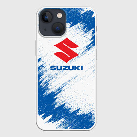 Чехол для iPhone 13 mini с принтом Suzuki в Екатеринбурге,  |  | auto | car | race | suzuki | авто | гонки | краска | краски | марка | машина | сузуки