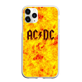 Чехол для iPhone 11 Pro матовый с принтом AC DC Hell-Fire в Екатеринбурге, Силикон |  | Тематика изображения на принте: ac dc | acdc | fire | hard rock | rock | асдс | рок | эй си ди си