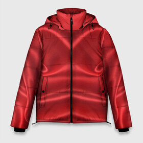 Мужская зимняя куртка 3D с принтом Красный Шелк в Екатеринбурге, верх — 100% полиэстер; подкладка — 100% полиэстер; утеплитель — 100% полиэстер | длина ниже бедра, свободный силуэт Оверсайз. Есть воротник-стойка, отстегивающийся капюшон и ветрозащитная планка. 

Боковые карманы с листочкой на кнопках и внутренний карман на молнии. | Тематика изображения на принте: шелк