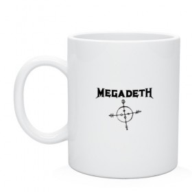 Кружка с принтом Megadeth в Екатеринбурге, керамика | объем — 330 мл, диаметр — 80 мм. Принт наносится на бока кружки, можно сделать два разных изображения | megadet | megadeth | группа | дирк вербурен | дэвид эллефсон | дэйв мастейн | кико лоурейро | мегадет | мегадетх | метал | рок | трэш | трэшметал | тяжелый | хард | хардрок | хеви | хевиметал