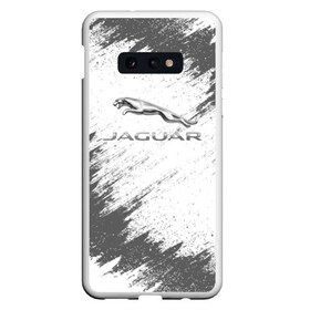 Чехол для Samsung S10E с принтом JAGUAR в Екатеринбурге, Силикон | Область печати: задняя сторона чехла, без боковых панелей | auto | car | jaguar | race | авто | гонки | краска | краски | марка | машина | ягуар