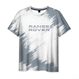 Мужская футболка 3D с принтом RANGE ROVER в Екатеринбурге, 100% полиэфир | прямой крой, круглый вырез горловины, длина до линии бедер | auto | car | race | range | rover | авто | гонки | краска | краски | марка | машина | рендж | ровер