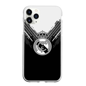 Чехол для iPhone 11 Pro Max матовый с принтом Real Madrid abstract original в Екатеринбурге, Силикон |  | football | soccer | реал мадрид