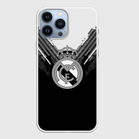 Чехол для iPhone 13 Pro Max с принтом Real Madrid abstract original в Екатеринбурге,  |  | Тематика изображения на принте: football | soccer | реал мадрид