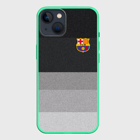 Чехол для iPhone 13 с принтом Барселона в Екатеринбурге,  |  | barca | barcelona | barsa | barselona | espaniol | fcb | forca | ispania | la liga | барса | полосатая | форза | форма