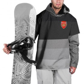 Накидка на куртку 3D с принтом Арсенал в Екатеринбурге, 100% полиэстер |  | arsenal | fc | арсенал | клуб | с пушкой | футбольный