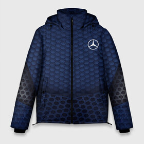Мужская зимняя куртка 3D с принтом Mercedes SPORT MOTORS в Екатеринбурге, верх — 100% полиэстер; подкладка — 100% полиэстер; утеплитель — 100% полиэстер | длина ниже бедра, свободный силуэт Оверсайз. Есть воротник-стойка, отстегивающийся капюшон и ветрозащитная планка. 

Боковые карманы с листочкой на кнопках и внутренний карман на молнии. | Тематика изображения на принте: auto | automobile | car | carbon | machine | mercedes | motor | motor car | sport car | автомашина | бренд | легковой автомобиль | марка | спортивный автомобиль | тачка