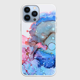 Чехол для iPhone 13 Pro Max с принтом Акварельные разводы в Екатеринбурге,  |  | abstraction | color | spray | tie dye | абстракция | акварель | брызги красок | живопись | искусство | капли капли | краски | текстуры | цветные краски | яркие цвета