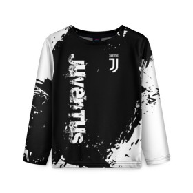 Детский лонгслив 3D с принтом JUVENTUS SPORT в Екатеринбурге, 100% полиэстер | длинные рукава, круглый вырез горловины, полуприлегающий силуэт
 | fc | football | fotball club | juventus | sport | спорт | спортивные | униформа | фирменые цвета | фк | футбол | футбольный клуб | ювентус