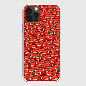 Чехол для iPhone 12 Pro с принтом Угандийские Наклзы в Екатеринбурге, силикон | область печати: задняя сторона чехла, без боковых панелей | sonic | ехидна | красный | мем | паттерн | персонаж | соник | толпа