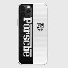 Чехол для iPhone 12 Pro Max с принтом Porsche W&B в Екатеринбурге, Силикон |  | Тематика изображения на принте: porsche | порше