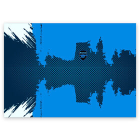 Поздравительная открытка с принтом ARSENAL SPORT BLUE в Екатеринбурге, 100% бумага | плотность бумаги 280 г/м2, матовая, на обратной стороне линовка и место для марки
 | football | soccer | арсенал