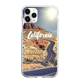 Чехол для iPhone 11 Pro матовый с принтом California в Екатеринбурге, Силикон |  | Тематика изображения на принте: california | usa | америка | города | дороги | калифорния | природа | страны | сша