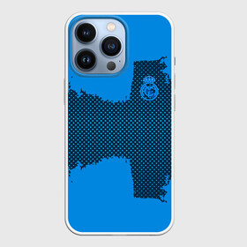 Чехол для iPhone 13 Pro с принтом REAL MADRID SPORT BLUE в Екатеринбурге,  |  | Тематика изображения на принте: football | soccer | реал мадрид