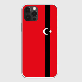 Чехол для iPhone 12 Pro Max с принтом Турция лента в Екатеринбурге, Силикон |  | tr | tur | анкара | герб | государство | знак | надпись | патриот | полосы | республика | символ | стамбул | страна | турецкая | турецкий | турки | турок | турция | турчанка | флаг | флага | цвета