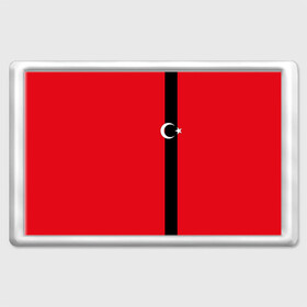 Магнит 45*70 с принтом Турция лента в Екатеринбурге, Пластик | Размер: 78*52 мм; Размер печати: 70*45 | tr | tur | анкара | герб | государство | знак | надпись | патриот | полосы | республика | символ | стамбул | страна | турецкая | турецкий | турки | турок | турция | турчанка | флаг | флага | цвета