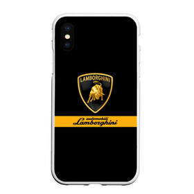 Чехол для iPhone XS Max матовый с принтом Lamborghini Automobili S p A в Екатеринбурге, Силикон | Область печати: задняя сторона чехла, без боковых панелей | automobili | gallardo | lamborghini | murcielago | reventon | roadster | s.p.a. | авто | автомобиль | знак | ламборгини | ламборджини | ламборжини | лого | машина | символ | спорт | тачка | эмблема