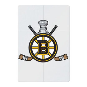 Магнитный плакат 2Х3 с принтом boston bruins в Екатеринбурге, Полимерный материал с магнитным слоем | 6 деталей размером 9*9 см | boston bruins | nhl | бостон брюинс | нхл | хоккей