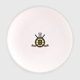 Тарелка с принтом boston bruins в Екатеринбурге, фарфор | диаметр - 210 мм
диаметр для нанесения принта - 120 мм | boston bruins | nhl | бостон брюинс | нхл | хоккей