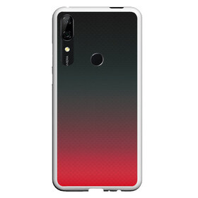 Чехол для Honor P Smart Z с принтом Red Carbon в Екатеринбурге, Силикон | Область печати: задняя сторона чехла, без боковых панелей | carbon | градиент | карбон