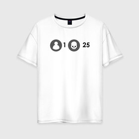 Женская футболка хлопок Oversize с принтом Veteran в Екатеринбурге, 100% хлопок | свободный крой, круглый ворот, спущенный рукав, длина до линии бедер
 | fortnite | фортнайт