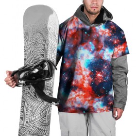 Накидка на куртку 3D с принтом Звёздная туманность в Екатеринбурге, 100% полиэстер |  | abstractio | cosmos | nebula | space | star | universe | абстракция | вселенная | звезды | космос | мир | планеты