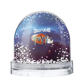 Снежный шар с принтом Сериал клиника в Екатеринбурге, Пластик | Изображение внутри шара печатается на глянцевой фотобумаге с двух сторон | 