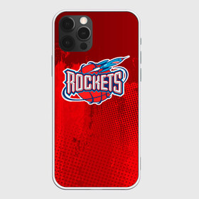 Чехол для iPhone 12 Pro Max с принтом Ракета Рокетс в Екатеринбурге, Силикон |  | nba | rockets | баскетбол | нба | хьюстон рокетс