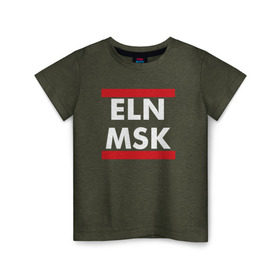 Детская футболка хлопок с принтом Elon Musk в Екатеринбурге, 100% хлопок | круглый вырез горловины, полуприлегающий силуэт, длина до линии бедер | elon musk | spacex | илон маск | космос | марс | спейс икс