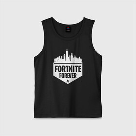 Детская майка хлопок с принтом Fortnite Forever в Екатеринбурге,  |  | Тематика изображения на принте: battle | epic | forever | fortnite | games | royale | битва | королевская | королей | лого | логотип | навсегда | фартнайт | форева | фортнайт | фортнит | эмблема | эпик