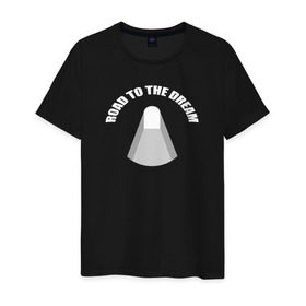 Мужская футболка хлопок с принтом Road to the dream T-shirt в Екатеринбурге, 100% хлопок | прямой крой, круглый вырез горловины, длина до линии бедер, слегка спущенное плечо. | Тематика изображения на принте: rdr | road to dream