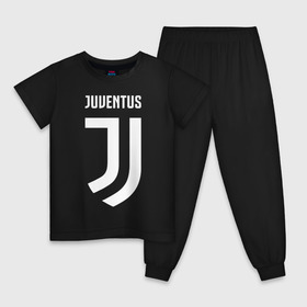 Детская пижама хлопок с принтом Juventus FC в Екатеринбурге, 100% хлопок |  брюки и футболка прямого кроя, без карманов, на брюках мягкая резинка на поясе и по низу штанин
 | football | juventus | soccer | италия | турин | футбольный | ювентус
