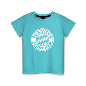 Детская футболка хлопок с принтом FC Bayern Munchen #2 в Екатеринбурге, 100% хлопок | круглый вырез горловины, полуприлегающий силуэт, длина до линии бедер | bayern | football | munchen | бавария | байерн | мюнхен | мюнхенская