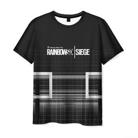 Мужская футболка 3D с принтом RAINBOW SIX SIEGE в Екатеринбурге, 100% полиэфир | прямой крой, круглый вырез горловины, длина до линии бедер | action | game | rainbow six siege | tom clancys | игры | осада | радуга | радуга 6 | том кленси | шутер
