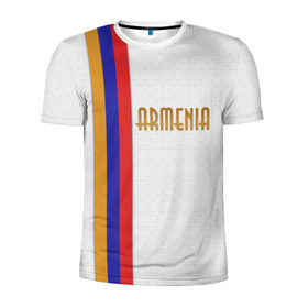 Мужская футболка 3D спортивная с принтом Armenia 2 в Екатеринбурге, 100% полиэстер с улучшенными характеристиками | приталенный силуэт, круглая горловина, широкие плечи, сужается к линии бедра | armenia | армения