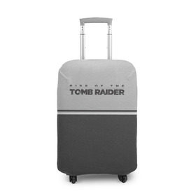 Чехол для чемодана 3D с принтом Rise of the Tomb Raider в Екатеринбурге, 86% полиэфир, 14% спандекс | двустороннее нанесение принта, прорези для ручек и колес | croft | lara | raider | tomb | гробниц | игра | крофт | лара | расхитительница