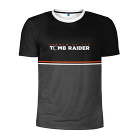 Мужская футболка 3D спортивная с принтом Shadow of the Tomb Raider в Екатеринбурге, 100% полиэстер с улучшенными характеристиками | приталенный силуэт, круглая горловина, широкие плечи, сужается к линии бедра | croft | lara | raider | tomb | гробниц | игра | крофт | лара | расхитительница