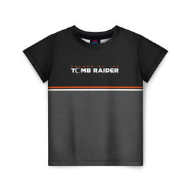 Детская футболка 3D с принтом Shadow of the Tomb Raider в Екатеринбурге, 100% гипоаллергенный полиэфир | прямой крой, круглый вырез горловины, длина до линии бедер, чуть спущенное плечо, ткань немного тянется | croft | lara | raider | tomb | гробниц | игра | крофт | лара | расхитительница