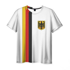 Мужская футболка 3D с принтом I Love Germany в Екатеринбурге, 100% полиэфир | прямой крой, круглый вырез горловины, длина до линии бедер | Тематика изображения на принте: 