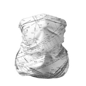 Бандана-труба 3D с принтом Топография_01 в Екатеринбурге, 100% полиэстер, ткань с особыми свойствами — Activecool | плотность 150‒180 г/м2; хорошо тянется, но сохраняет форму | survey | геодезист | геодезия | топография