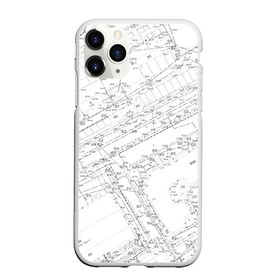 Чехол для iPhone 11 Pro матовый с принтом Топография_01 в Екатеринбурге, Силикон |  | survey | геодезист | геодезия | топография