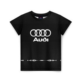 Детская футболка 3D с принтом Audi sport auto abstract в Екатеринбурге, 100% гипоаллергенный полиэфир | прямой крой, круглый вырез горловины, длина до линии бедер, чуть спущенное плечо, ткань немного тянется | Тематика изображения на принте: audi | auto | automobile | car | carbon | machine | motor | motor car | sport car | автомашина | ауди | бренд | легковой автомобиль | марка | спортивный автомобиль | тачка