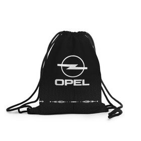 Рюкзак-мешок 3D с принтом Opel sport auto abstract в Екатеринбурге, 100% полиэстер | плотность ткани — 200 г/м2, размер — 35 х 45 см; лямки — толстые шнурки, застежка на шнуровке, без карманов и подкладки | 