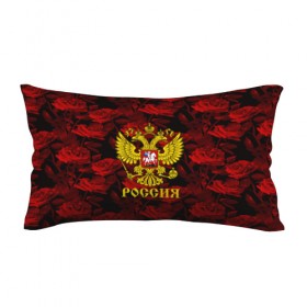 Подушка 3D антистресс с принтом Russia flower red collection в Екатеринбурге, наволочка — 100% полиэстер, наполнитель — вспененный полистирол | состоит из подушки и наволочки на молнии | 