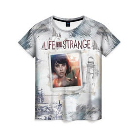 Женская футболка 3D с принтом Max. Life is Strange. в Екатеринбурге, 100% полиэфир ( синтетическое хлопкоподобное полотно) | прямой крой, круглый вырез горловины, длина до линии бедер | макс | странная жизнь