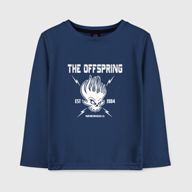 Детский лонгслив хлопок с принтом The Offspring est 1984 в Екатеринбурге, 100% хлопок | круглый вырез горловины, полуприлегающий силуэт, длина до линии бедер | offspring | офспринг | оффспринг | рок