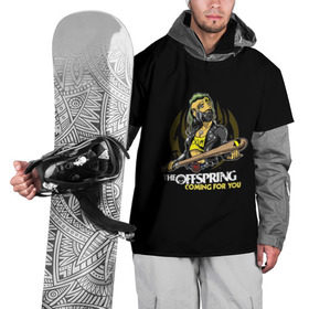 Накидка на куртку 3D с принтом The Offspring, coming for you в Екатеринбурге, 100% полиэстер |  | Тематика изображения на принте: the offspring | офспринг | оффспринг | рок