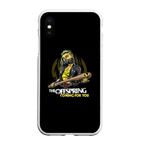 Чехол для iPhone XS Max матовый с принтом The Offspring coming for you в Екатеринбурге, Силикон | Область печати: задняя сторона чехла, без боковых панелей | the offspring | офспринг | оффспринг | рок