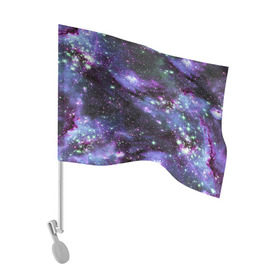 Флаг для автомобиля с принтом Sky nebula в Екатеринбурге, 100% полиэстер | Размер: 30*21 см | abstraction | cosmos | nebula | space | star | universe | абстракция | вселенная | звезды | космос | мир | планеты